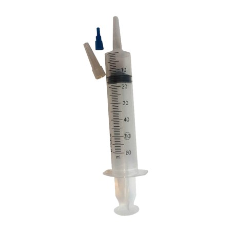 dosing syringe for brake fluid