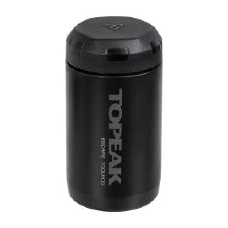 bicycle storage container with tools escape pod
