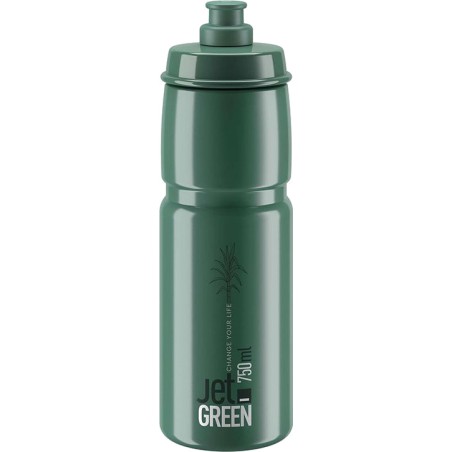 water bottle jet green 750 ml