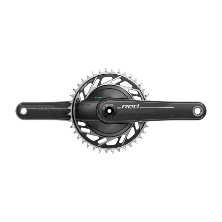 crankset with power meter and threaded spider for bicycle red xplr e1 1x axs dub wide 170 40d