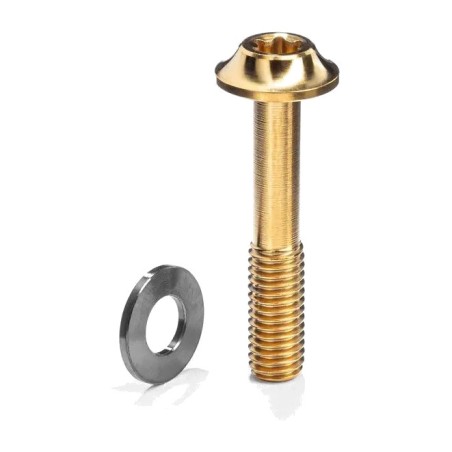 parafuso da pinça de freio de montagem plana m5x15 mm titanio