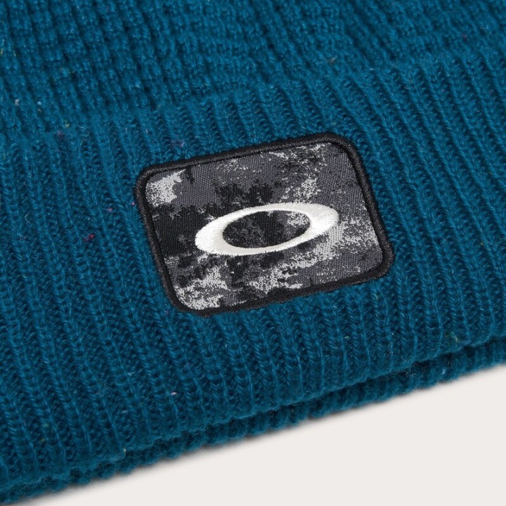 OAKLEY knitted hat ELLIPSE PATCH WAFFLE 800982600VAR