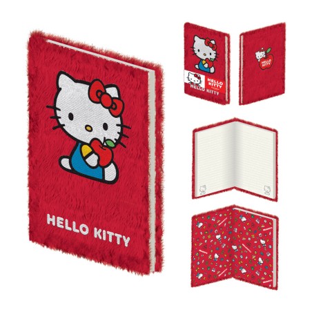 notes a5 pluszowy hello kitty