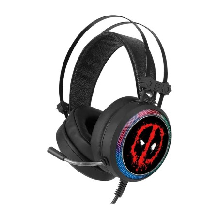 orecchini gaming con microfono marvel deadpool