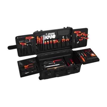 tool case with complete workshop tool set 1600masterkit