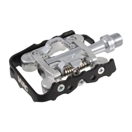 pedali misti automatici e a piattaforma in alluminio dual function spd