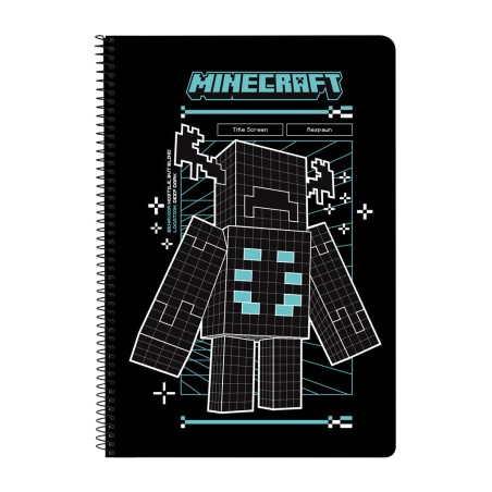 a4 grid notebook, assorted model minecraft screen