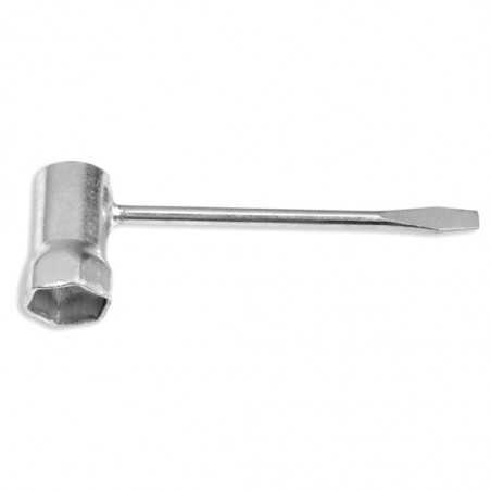 spark plug wrench with screwdriver for mopeds - hex.21mm