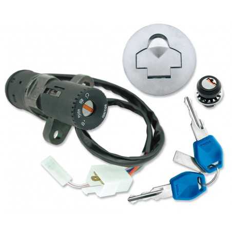 set of locks with keys for direct connection to the original beam