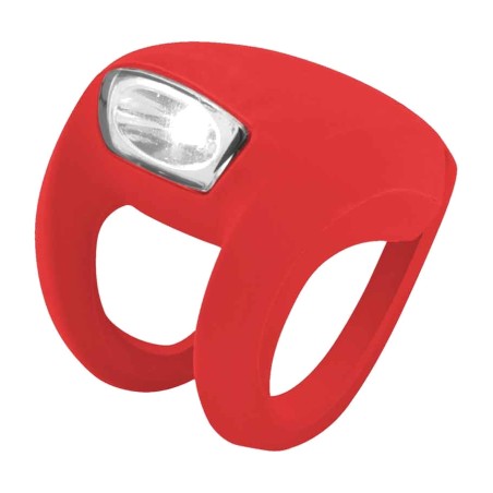 battery-powered front bicycle light frog strobe
