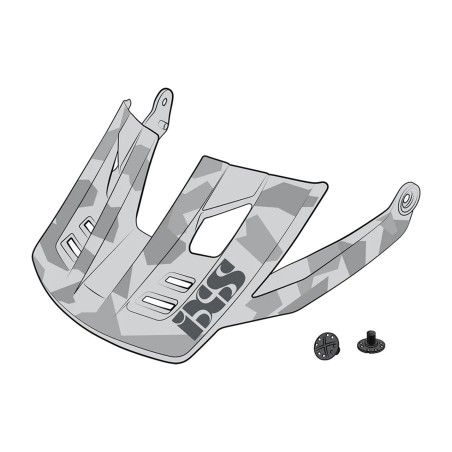 visera de recambio con pines para casco trigger ff
