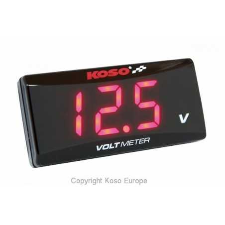 voltímetro super slim rojo ba024r00
