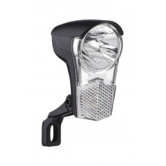 Dynamo front light with bracket + switch  UNI LED 15 LUX