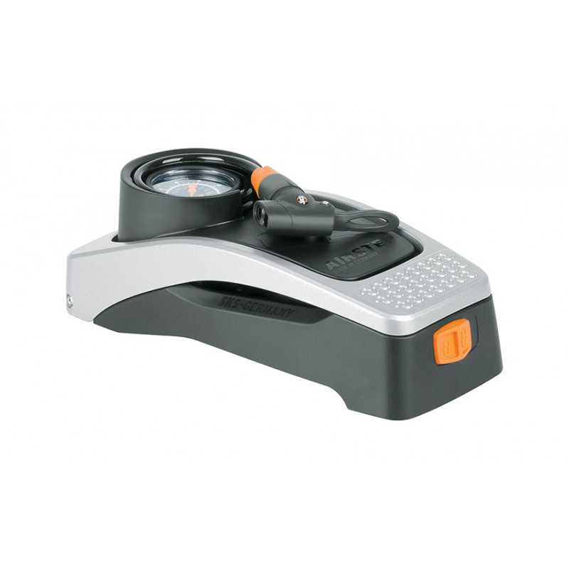 SKS Hinchador bomba inflador taller con manometro todas las valvulas AIRSTEP 7.0 706690