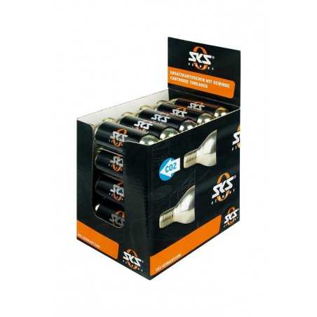 Display 25 co2 cartridges with air thread  16G
