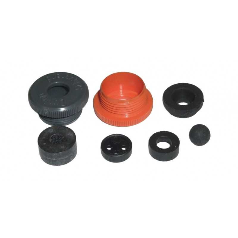 Repair kit for double valve inflator (includes nuts and gaskets - fan - valve ba