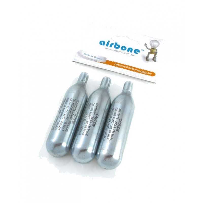 AIRBONE Blister 3 cartuchos con rosca de aire CO2 ZT-101 16G 715268