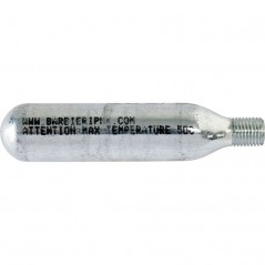 BARBIERI CO2 compressed air cartridge cylinder with 12 gr thread - Replacement for brand cartridges 36289