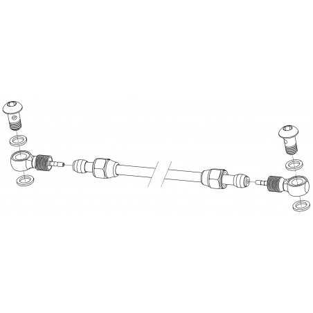 ALHONGA Kit de reparación latiguillo freno disco hidráulico Shimano - Incluye Tornillería y Adaptadores para Sistemas Hidráulico