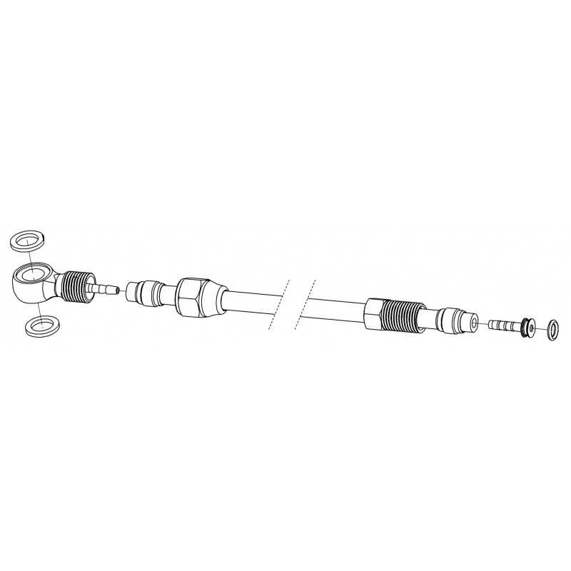 Kit, repair, brake disc cable hose hidraulic  Formula