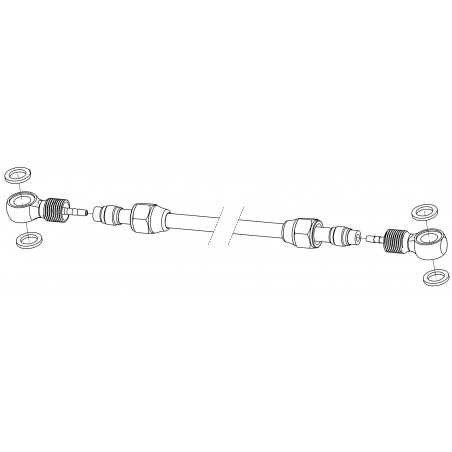 Kit, repair, brake disc cable hose hidraulic Formula