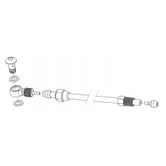ALHONGA Kit de reparación latiguillo cable freno disco hidraulico Hayes/Alhonga - Incluye tornillería y adaptadores 35410