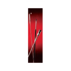 BÜCHEL Box of 100 zinc rimmed spokes 12MM 2MM 701517VAR