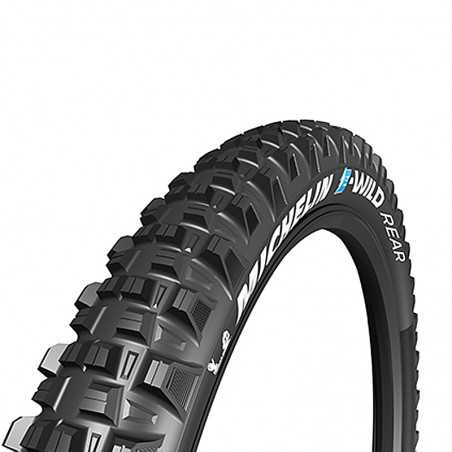 MICHELIN Cubierta neumatico plegable para bicicleta trasera E-WILD GUM-X 29x2.60 TUBELESS READY COMPETITION LINE (66-622) 709000