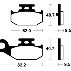 BENDIX Pastillas freno sinterizadas Off Road standard MO316