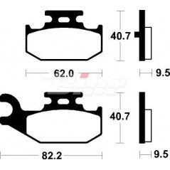 BENDIX Pastillas freno sinterizadas Off Road standard MO316