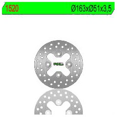 NG BRAKE DISK DISCO DE FRENO 1520 Ø163 x Ø51 3 5 9621520