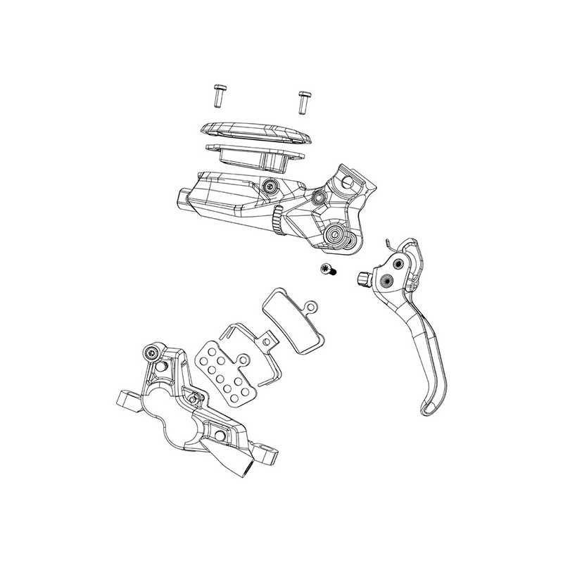 SRAM Maneta de freno disco aluminio LEVEL TLC VERSION 2 100854
