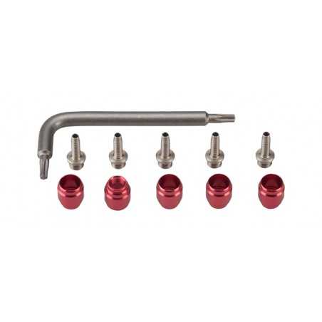 Ovalillos + inserts for hydraulic brake  (5U)