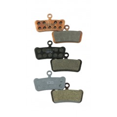 Set of organic steel brake pads  GUIDE/TRAIL