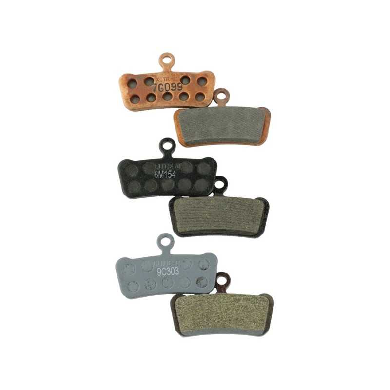 Set of organic steel brake pads  GUIDE/TRAIL
