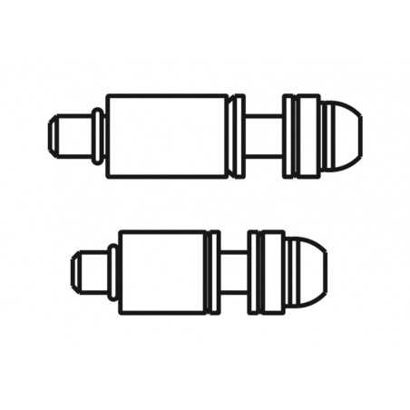 Set of screws / spacers for front wheel steel  10V 170 MM CPS/STANDARD
