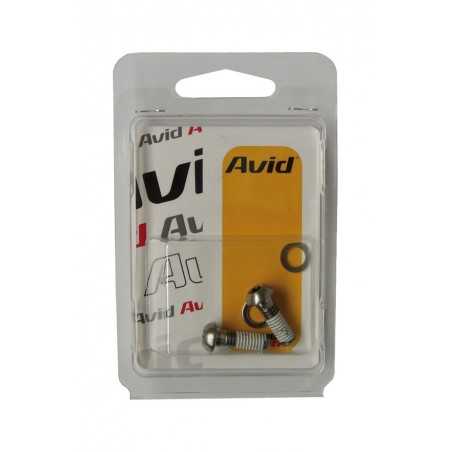 Titanium star disc brake screw set  T25