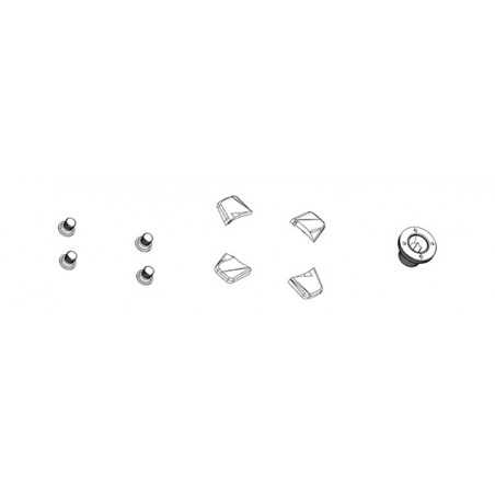 Screw kit for 4 arms aluminum chainrings X01/DH