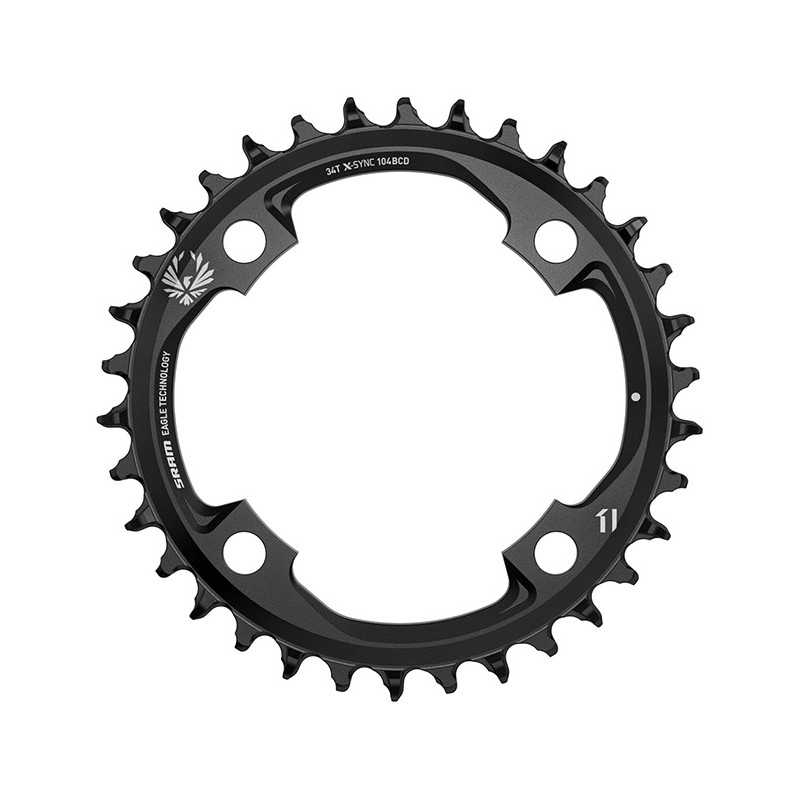 SRAM Plato para bicicleta X-SYNC2 EAGLE 104 BCD 101823VAR