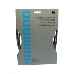 Brake cable and cover kit for front and rear wheel