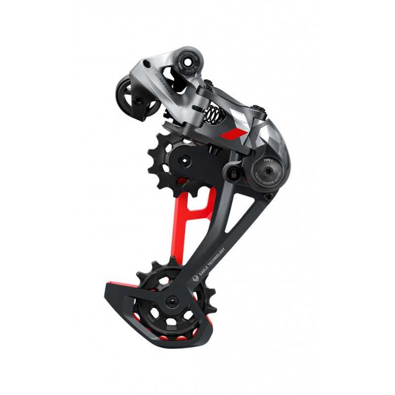 SRAM Cambio trasero marchas piñones caja larga aluminio X01 EAGLE 12V 52T 102620VAR