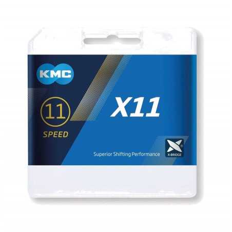 KMC Cadena bicicleta 118 eslabones X11 1/2X11/128 5.65 MM 703807