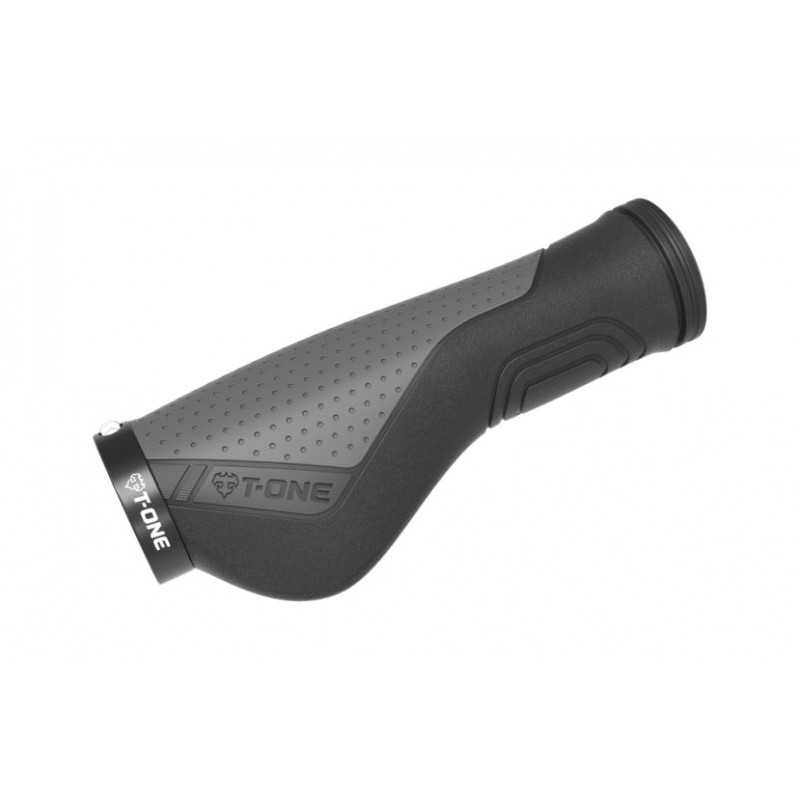 Set of grips with 1 security screw  RIPPLE ERGO 130 MM