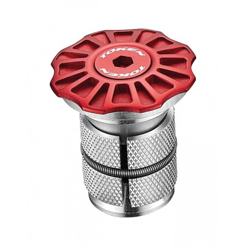 TOKEN Araña de direccion aluminio con expansor para carbono A-HEAD ARSENAL TOP CAP 1 1/8 CNC 715205