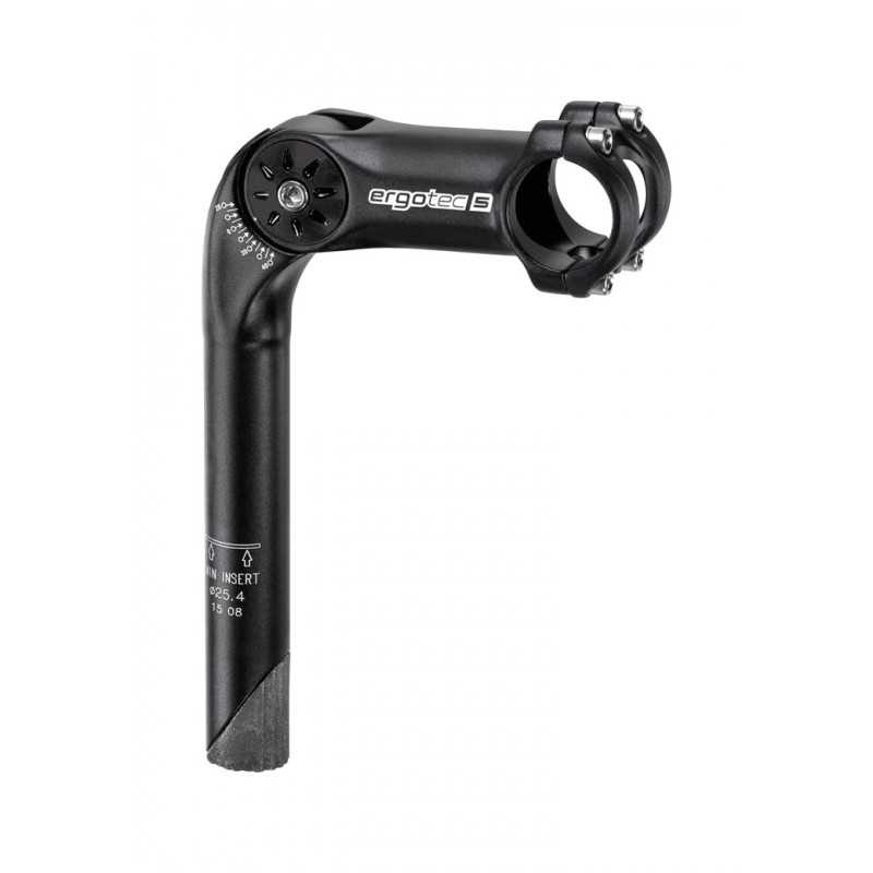 ERGOTEC Stem stem handlebar adjustable angle aluminum OCTOPUS XL 31.8/25.4 374149
