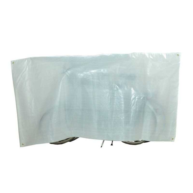 Protective cover for 2 bikes + eyelets  DUO 130 X 250 CM