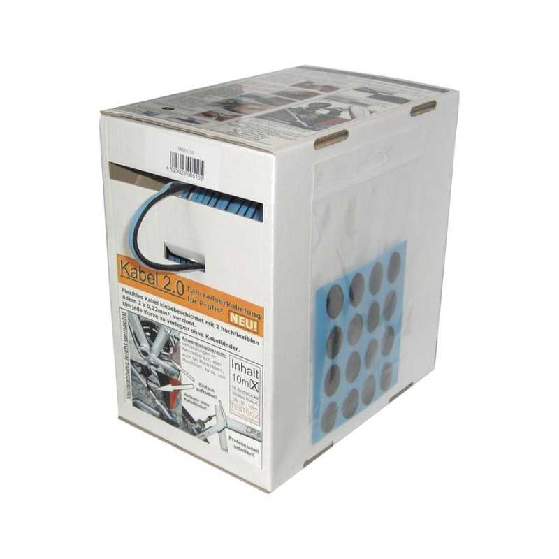 FASI Rollo 10 metros de cable luz con funda autoadhesivo 716867