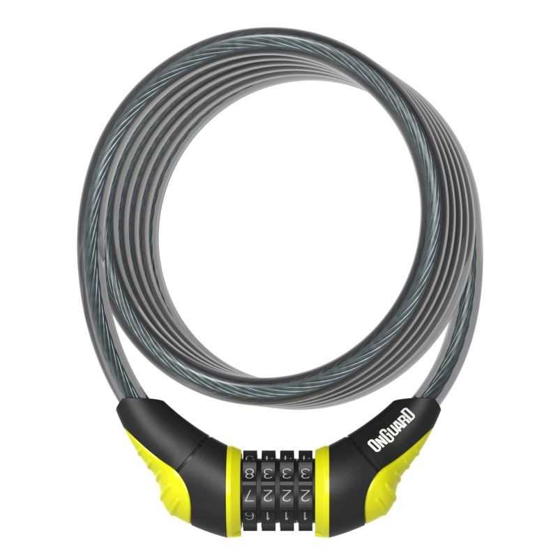 ONGUARD Candado antirrobo espiral NEON 180 CM x 12 MM 267021VAR
