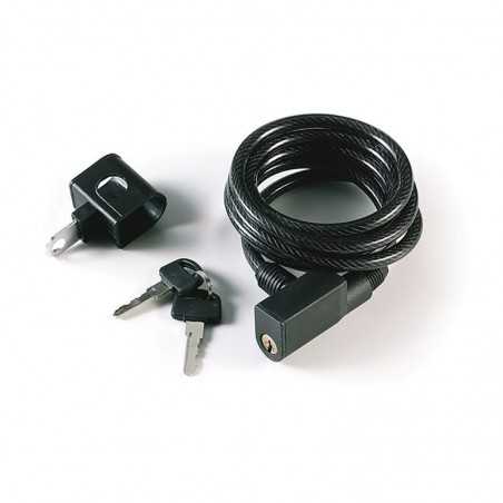 GURPIL Candado antirrobo cable espiral con soporte 8mm - Marca 27204VAR