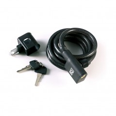 Spiral anti-theft lock with support